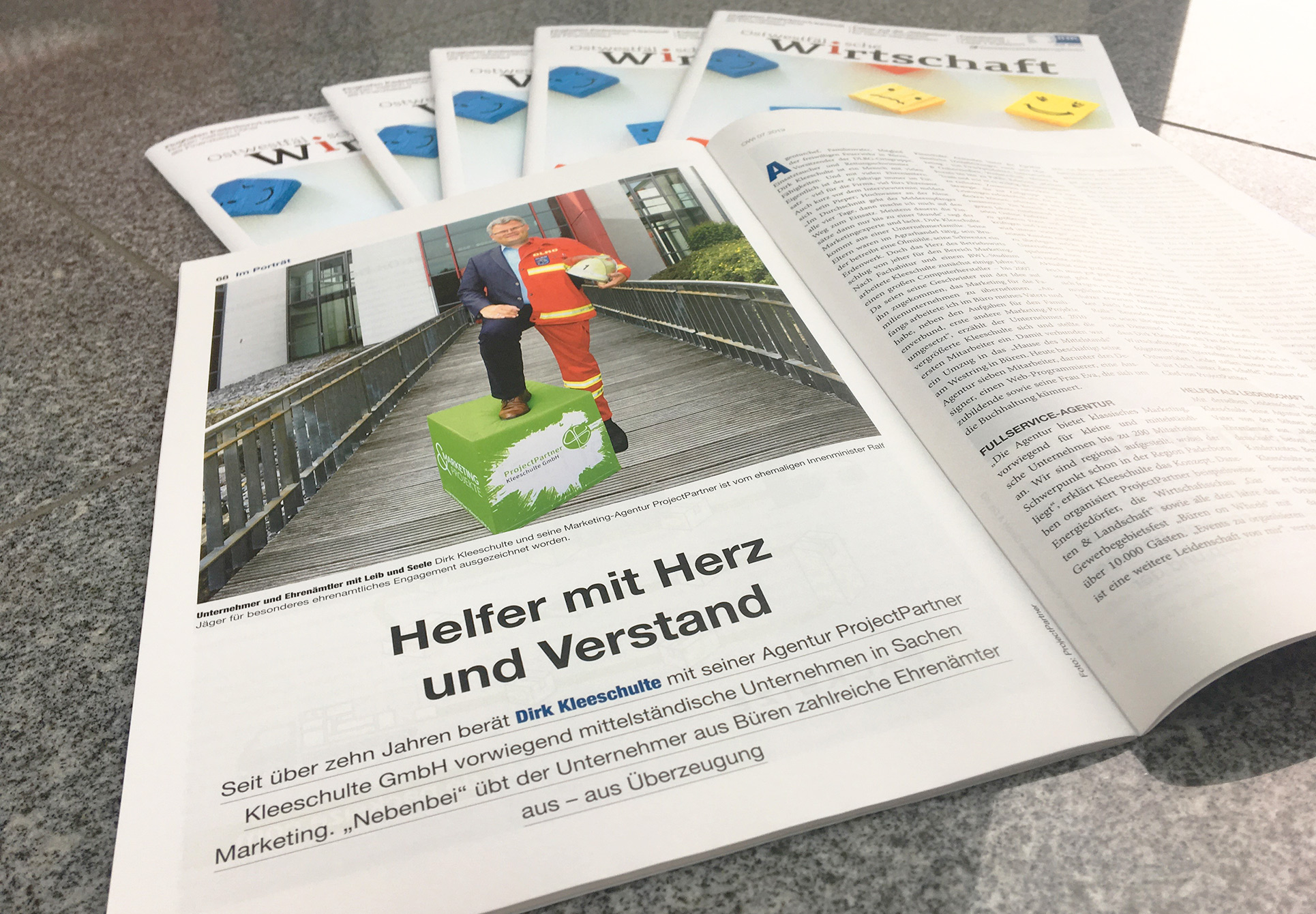 Unternehmer und Ehrenämtler mit Leib und Seele.