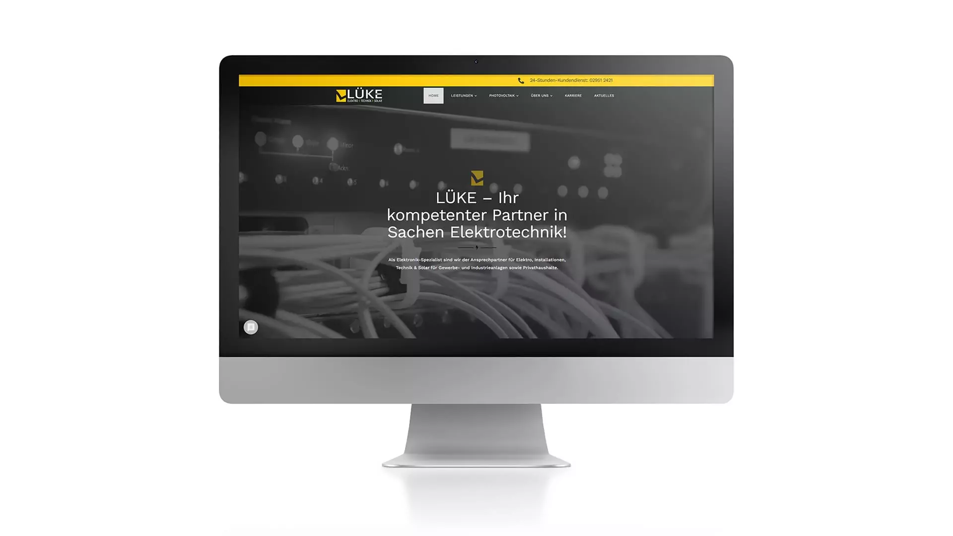 Handwerker Webseite: Lüke Elektronik